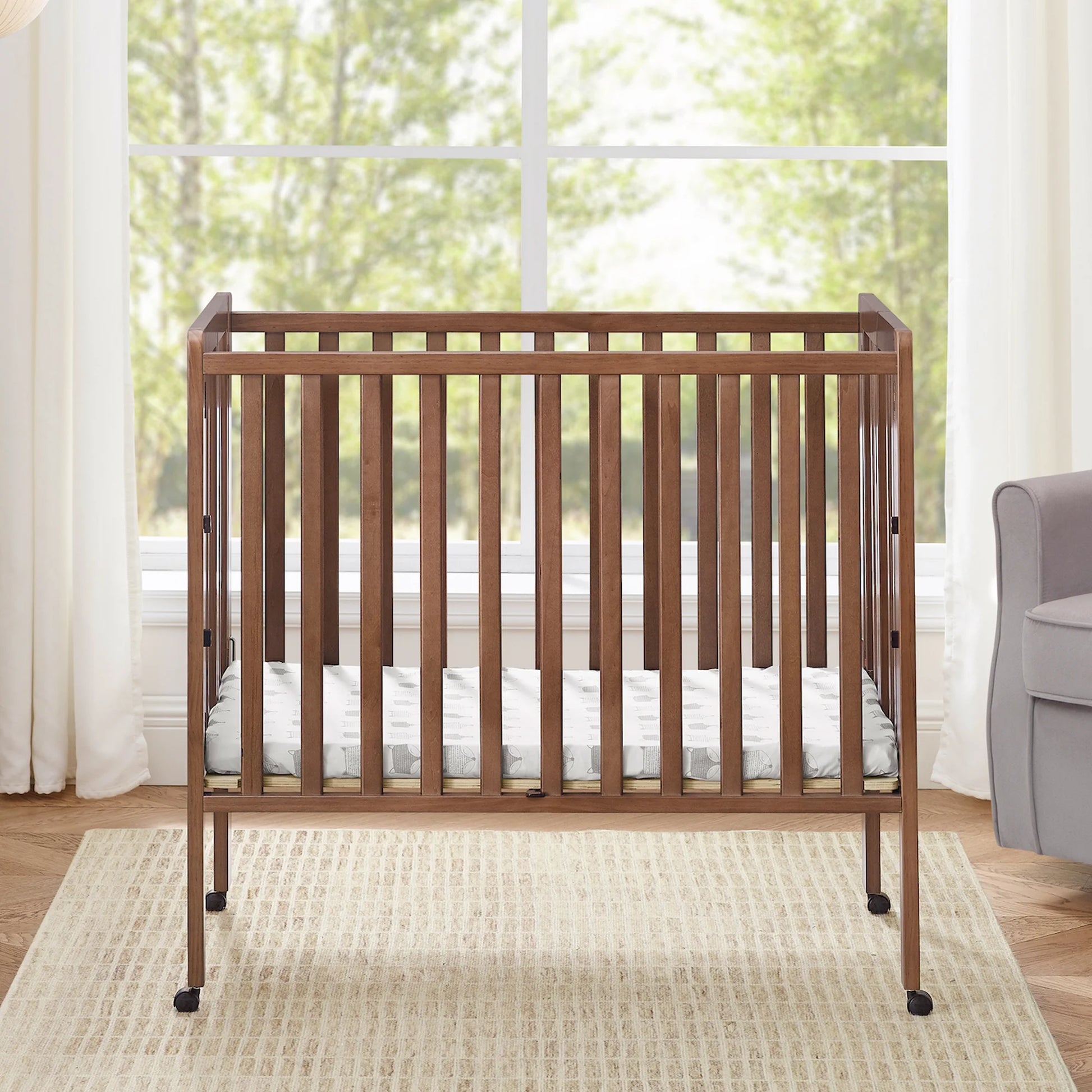 Delta Children Lee Portable Folding Mini Crib with 1.5 - Inch Mattress - Greenguard Gold Certified - Product image 35
