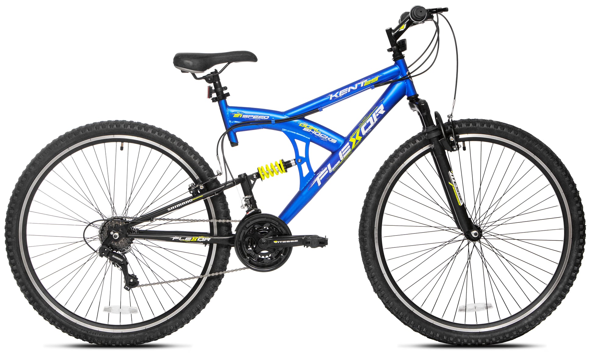 29" Kent Flexor Dual Suspension Mountain Bike, Adult Ages 14+, Blue - Product image 1
