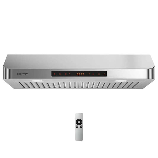 36/30 Inch Under Cabinet Range Hood with Gesture/Touch/Remote Control, 900 CFM Kitchen Vent w/ 4 Speed - Product image 1