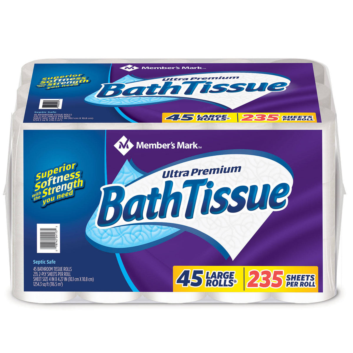 Member's Mark Ultra Premium Bathroom Tissue Large Rolls - 45 Each - Product image 1