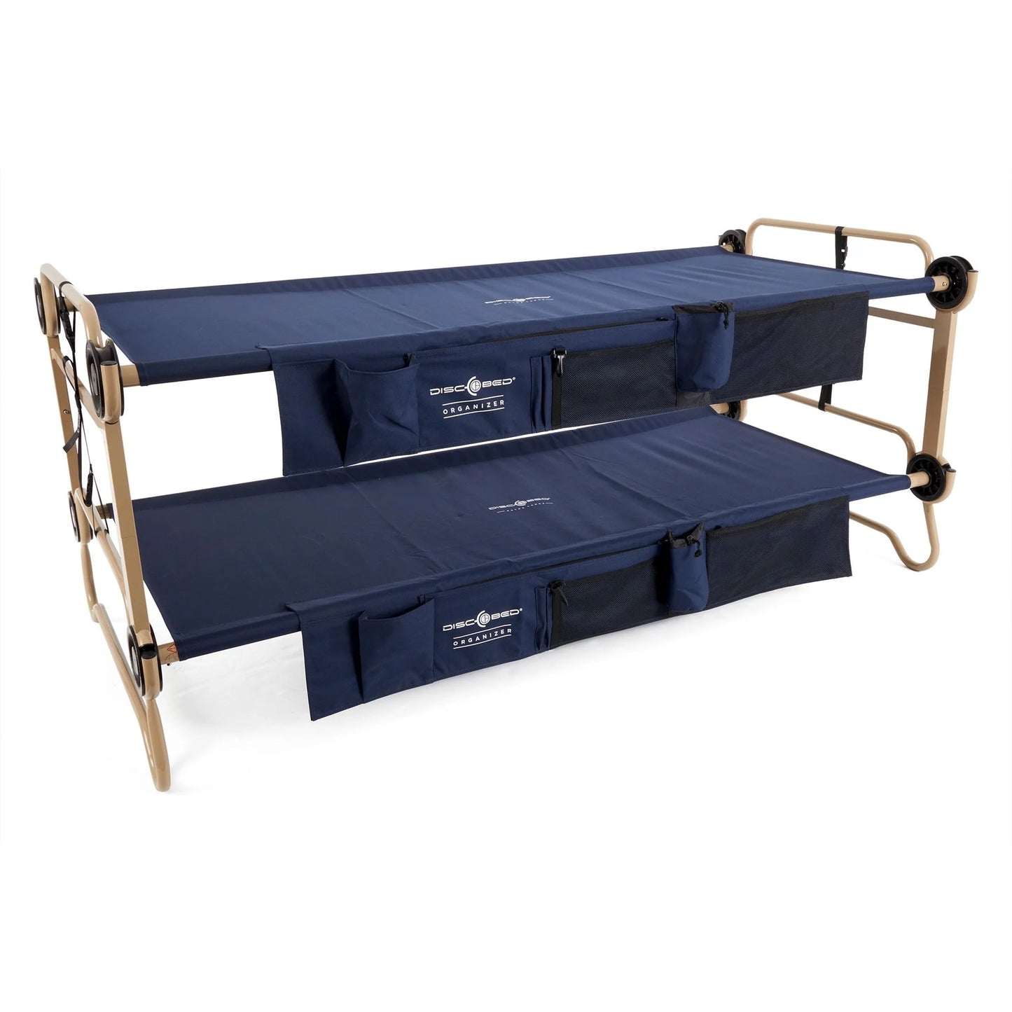 Disc - O - Bed XL Cam - O - Bunk Benchable Double Cot with Storage Organizers, Navy - Product image 1