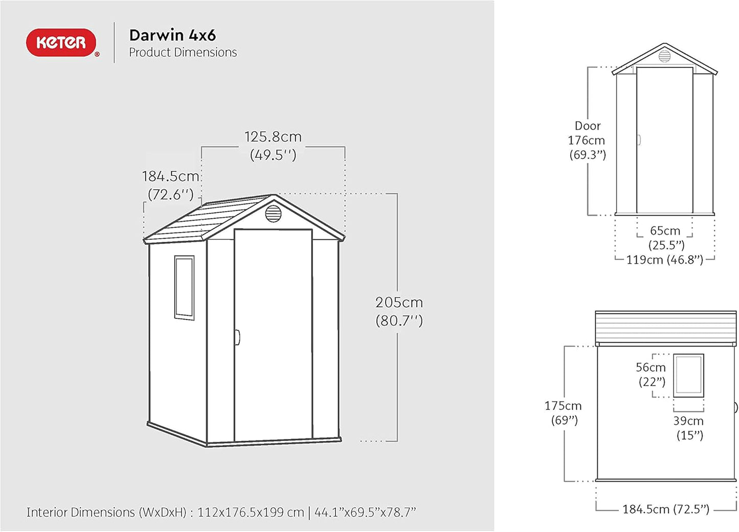 Darwin Garden Shed 46.2.2m²