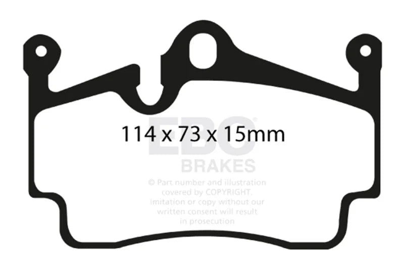 EBC - Rear Bluestuff Pad PN DP51920NDX