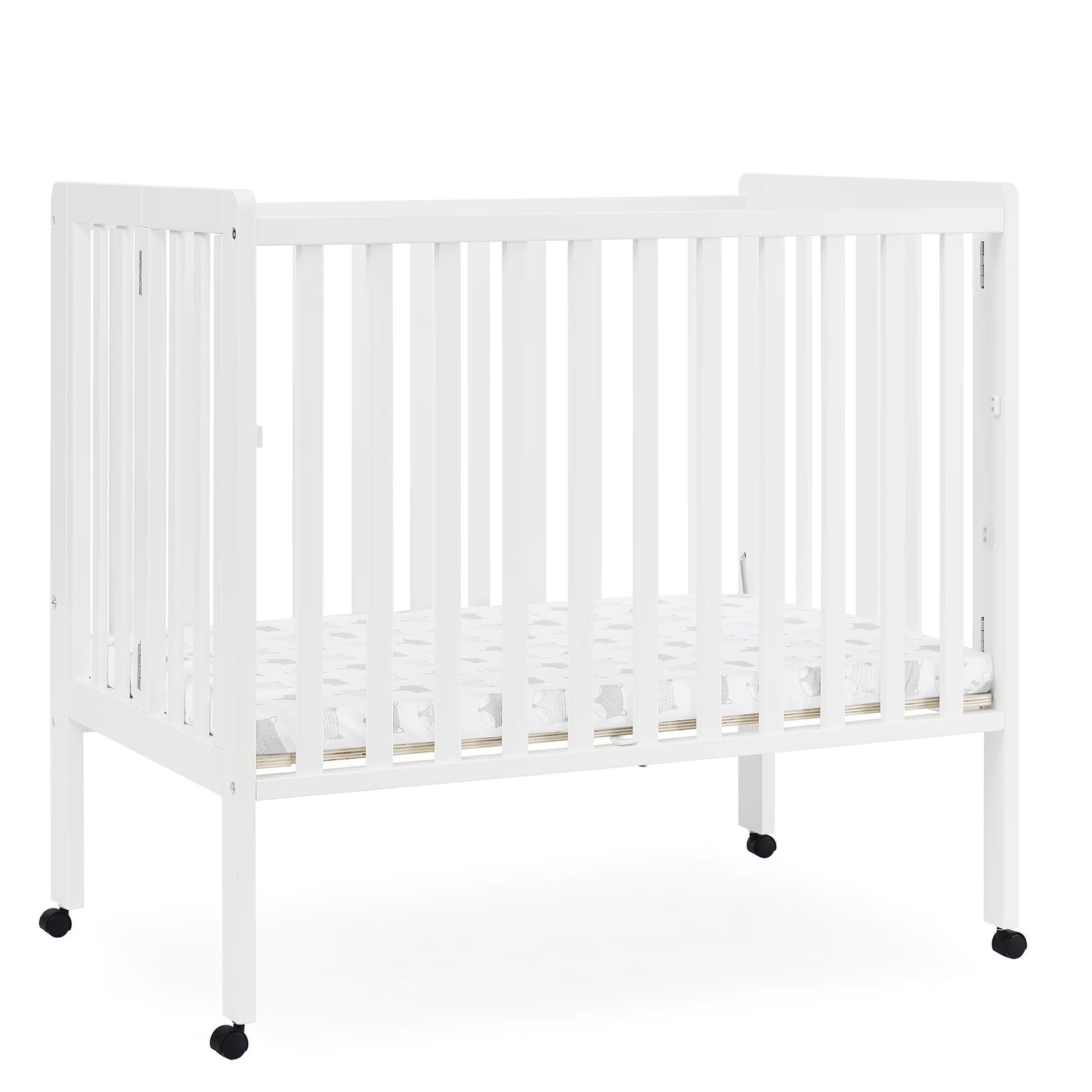 Delta Children Lee Portable Folding Mini Crib with 1.5 - Inch Mattress - Greenguard Gold Certified - Product image 1