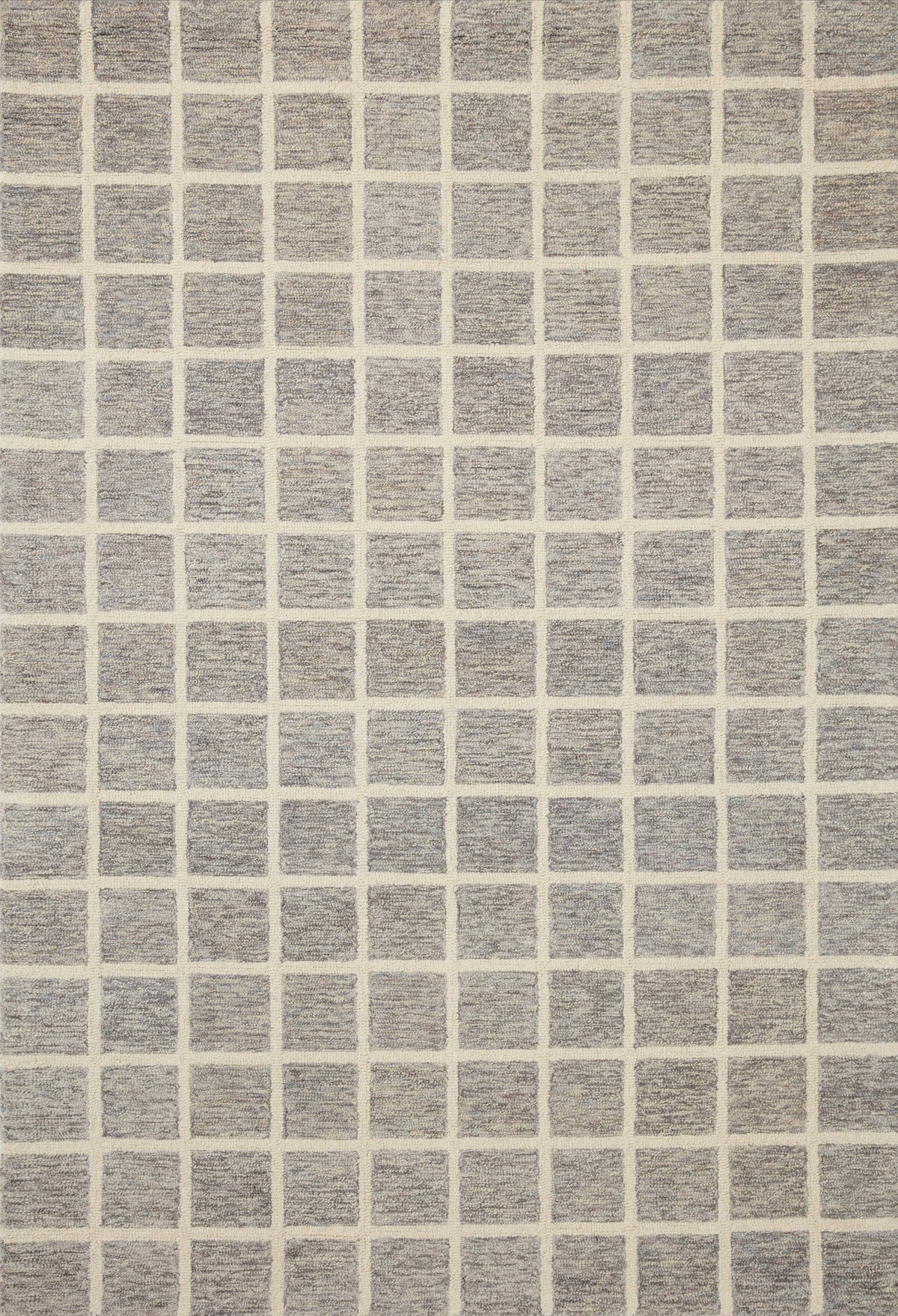Chris Loves Julia x Loloi 3'6" 5'6" Slate/Ivory Polly POL-05 Area Rug - Product image 1