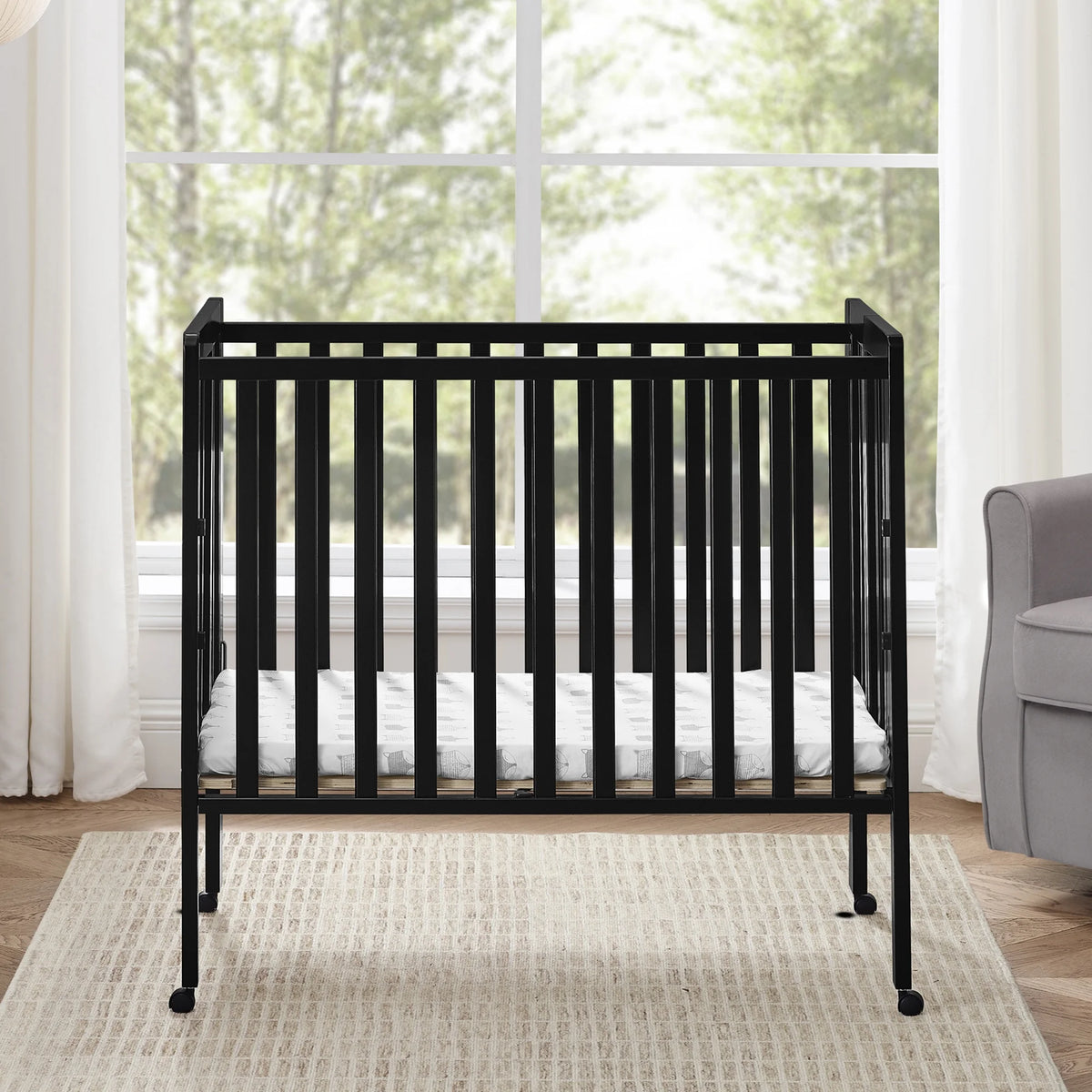 Delta Children Lee Portable Folding Mini Crib with 1.5 - Inch Mattress - Greenguard Gold Certified - Product image 43
