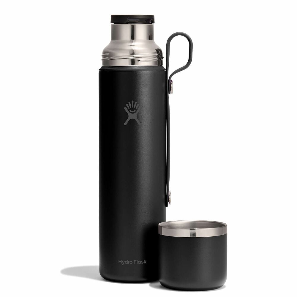 36 oz Hot Flask & Cup - Black